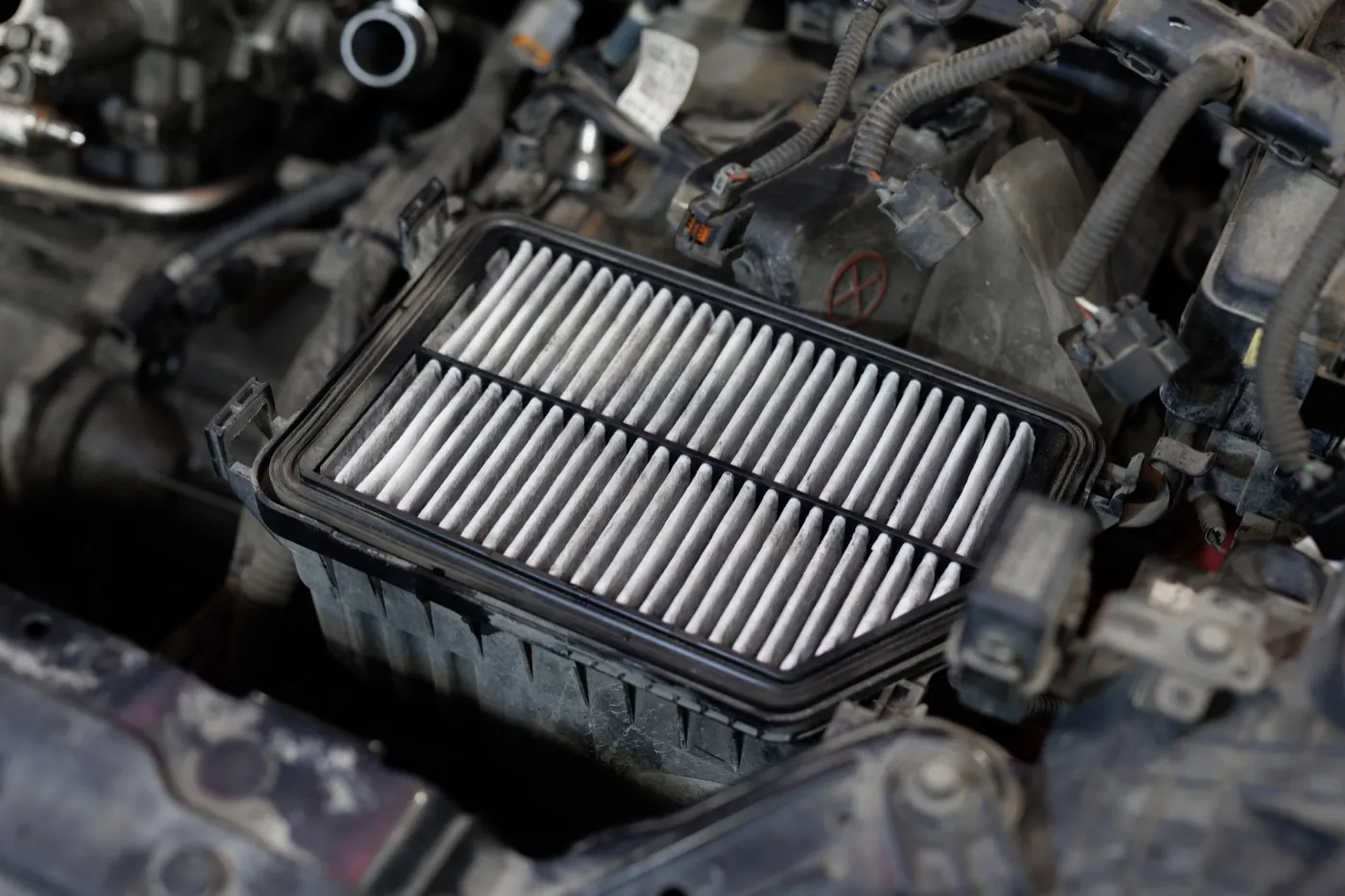 Air filter replacement at Titan Auto Services
